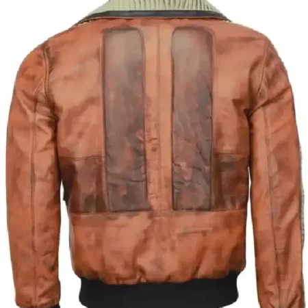 Star-Wars-Jedi-Last-Survivor-Cal-Kestis-Brown-Distressed-Cropped-Leather-Jacket