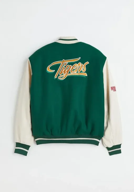 Stranger Things X H&M Hawkins Tigers Varsity Jacket back