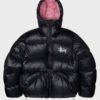 Stussy-Black-Puffer-Jacket
