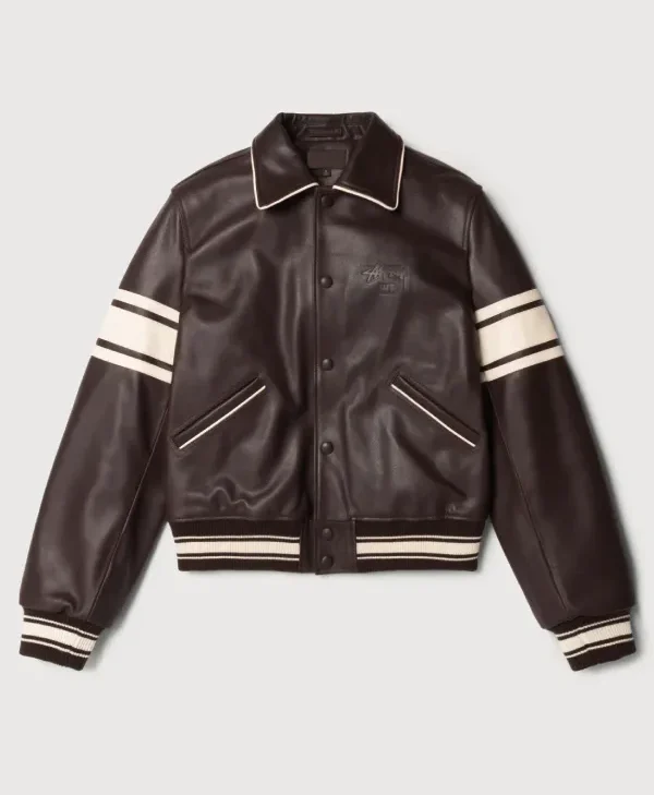 Stussy-Wales-Bonner-Leather-Varsity-Jacket