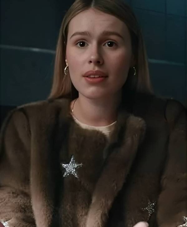 TV-Series-Elsbeth-Season-3-Sveta-Star-Fur-Jacket-in-Brown