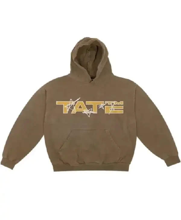 Tate-Mcrae-Stars-Brown-Pullover-Hoodie
