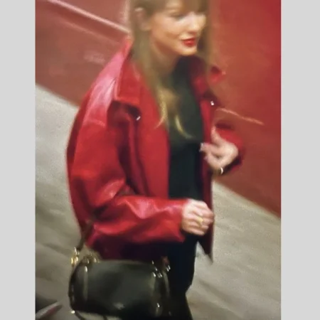 Taylor Swift Chiefs vs. Broncos Red Bomber Jacket