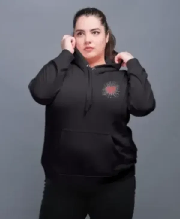 Taylor Swift The Fate of Ophelia Heart Black Hoodie Shop now