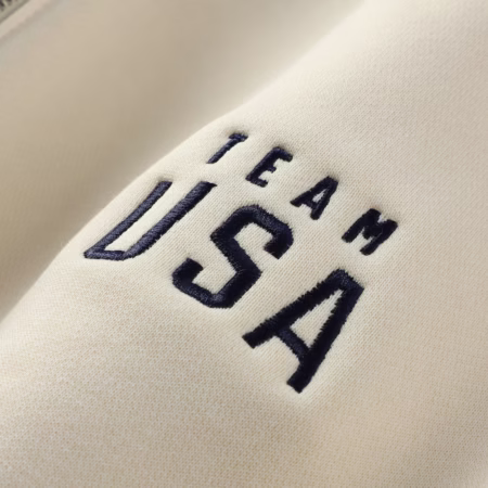 Team USA Phoenix Cream Fleece Half-Zip for Women