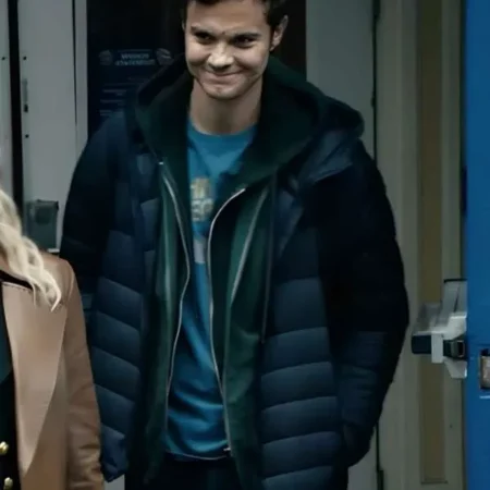The Boys Season 4 Hughie Campbell Iconic Black Puffer Jacket