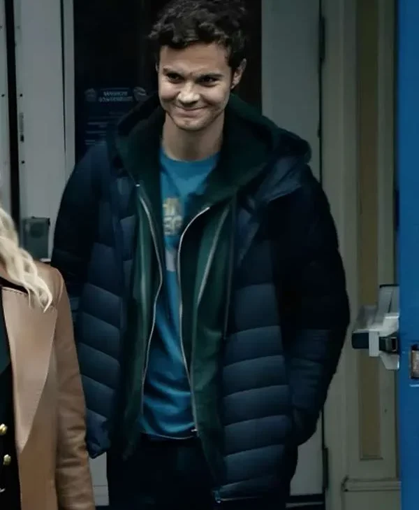 The Boys Season 4 Hughie Campbell Iconic Black Puffer Jacket