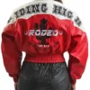 The-Red-Authentic-Rodeo-Club-Free-Living-Riding-High-Red-and-White-Cropped-Leather