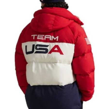 The-Today-Show-2025-Al-Roker-Team-USA-Closing-Ceremony-Down-Jacket-in-Red_White_Navy back