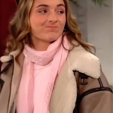 The Young and the Restless Sienna Mercuri Shearling Leather Jacket