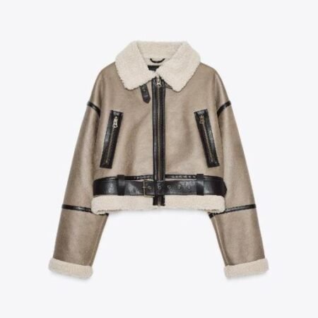 The Young and the Restless Sienna Mercuri Shearling Leather Jacket For Sale