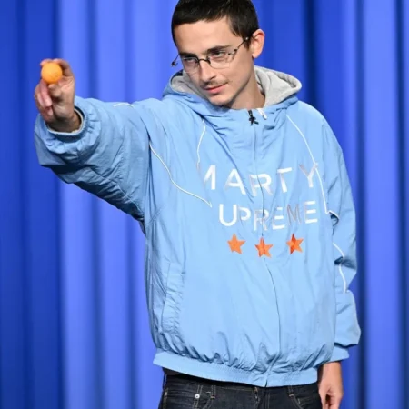 Timothee-Chalamet-Light-Blue-Marty-Supreme-Jacket