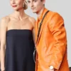 Timothee-Chalamet-Marty-Supreme-Orange-Blazer