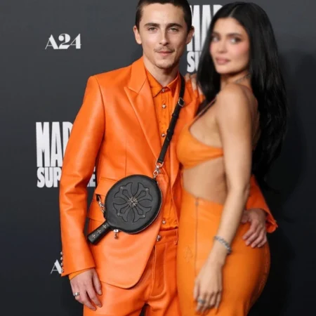 Timothee-Chalamet-Orange-Suit