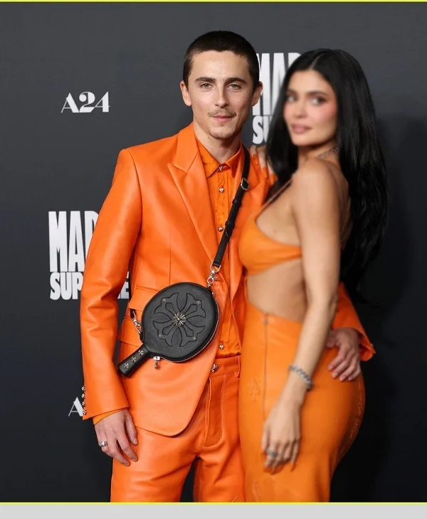 Timothee-Chalamet-Orange-Suit