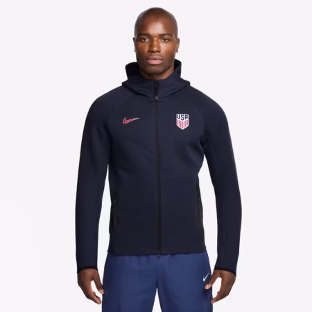 USMNT Navy Tech Fleece Hoodie for Men