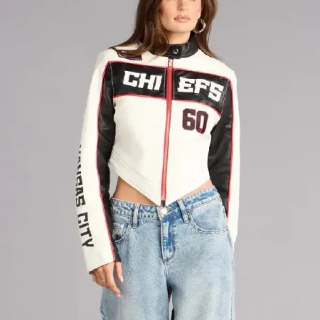 Ultra Game NFL Kansas City Chiefs Moto Jacket