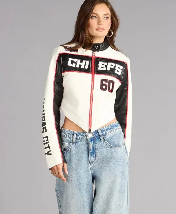 Ultra Game NFL Kansas City Chiefs Moto Jacket