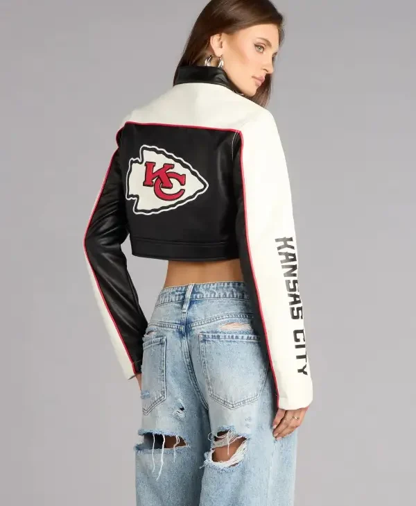 Ultra Game NFL Kansas City Chiefs Moto Jacket For Sale