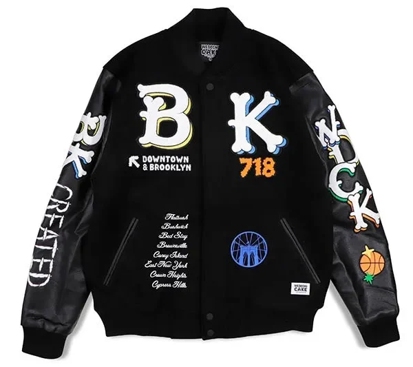 WEDDING CAKE BROOKLYN VARSITY JACKET