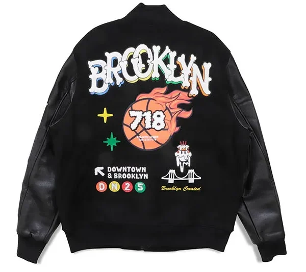 WEDDING CAKE BROOKLYN VARSITY JACKET For Sale