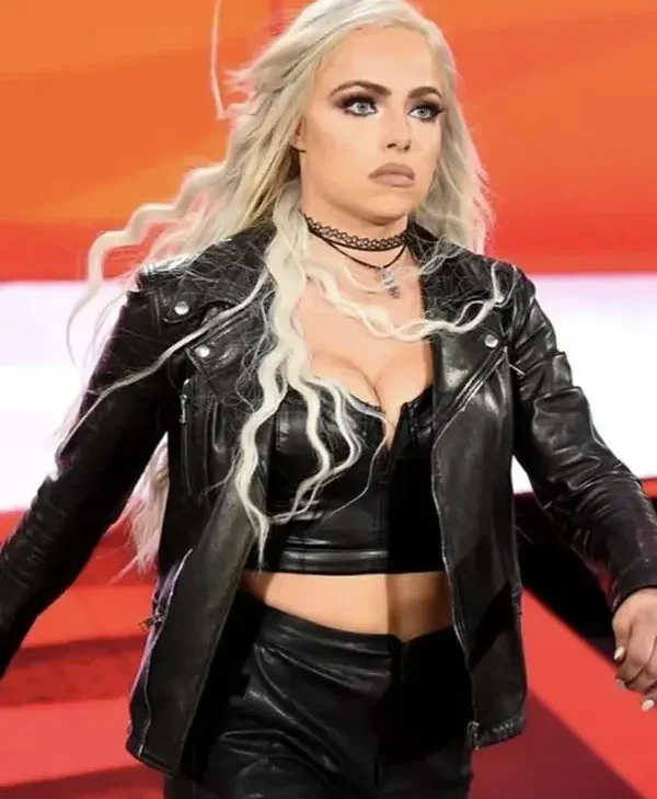 WWE-Liv-Morgan-Black-Biker-Leather-Jacket