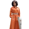 Wake Up Dead Man Kerry Washington Orange Coat model