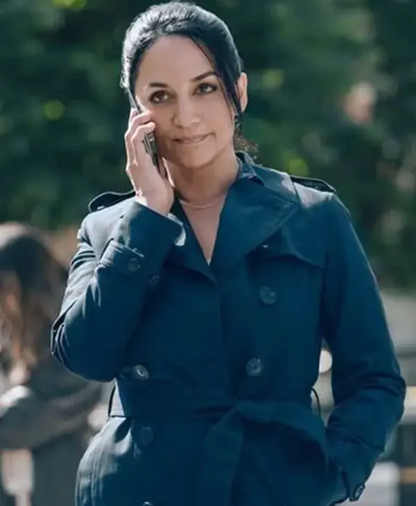 Zahra Gahfoor Hijack 2023 Black Trench Coat