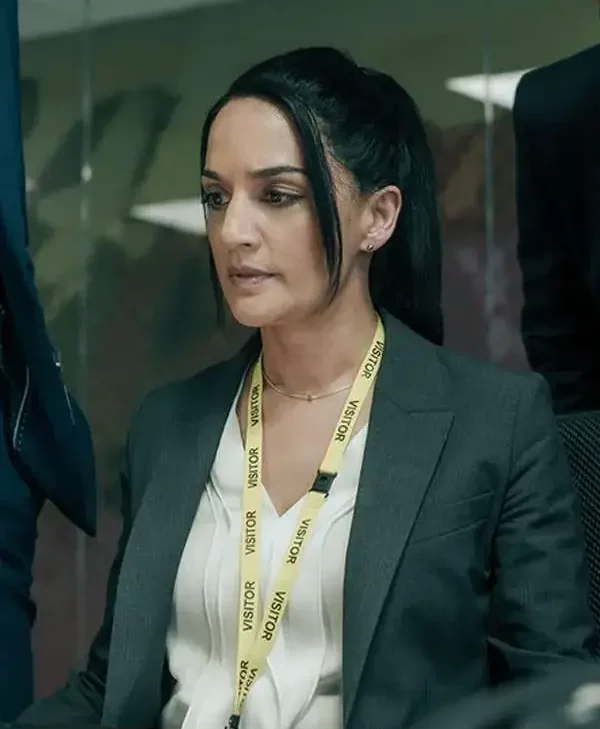Zahra Gahfoor Hijack S01 Black Blazer