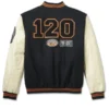 120th Anniversary Harley Davidson Varsity Jacket back