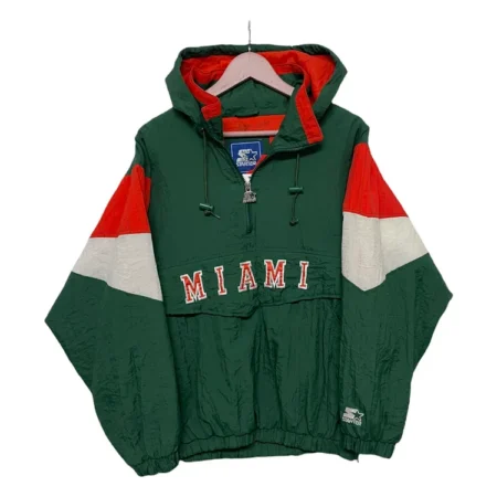 1990 miami hurricanes starter jacket