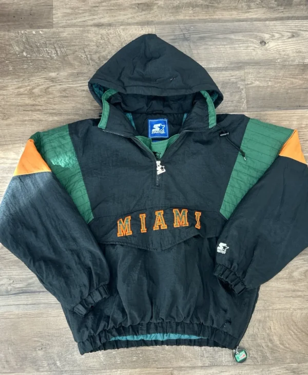 1993 miami hurricanes starter jacket