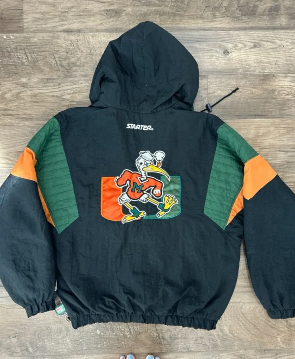 1993 miami hurricanes starter jacket For Sale