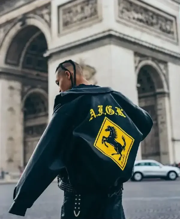 A Few Good Kids Ferrari Black Jacket front
