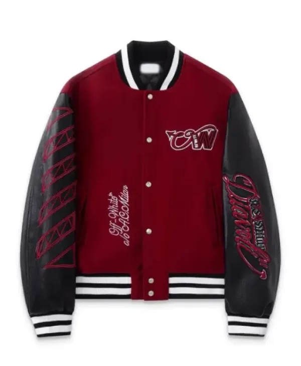 AC Milan x Off-White Ruben Loftus-Cheek Varsity Jacket
