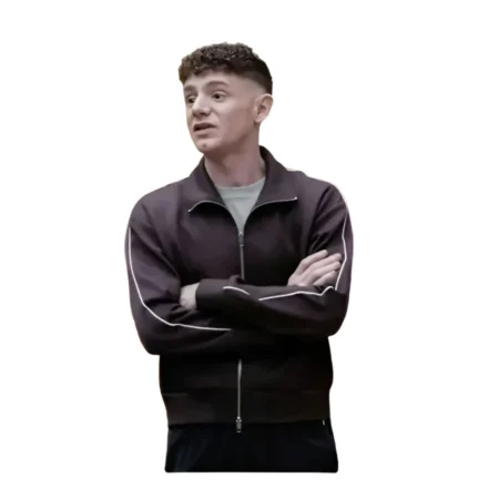 Abbott Elementary Chris Perfetti Brown Track Jacket