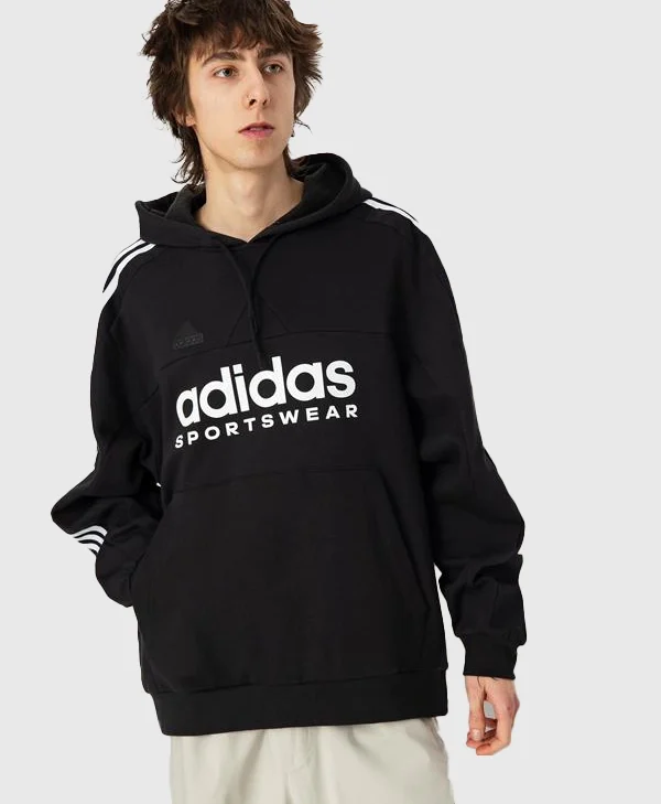 Adidas Black on Black Hoodie front