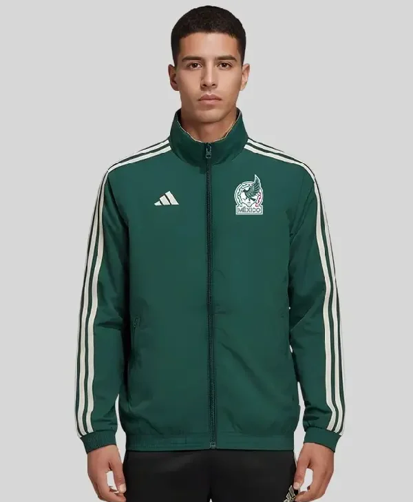 Adidas Mexico 2026 Reversible Anthem Jacket