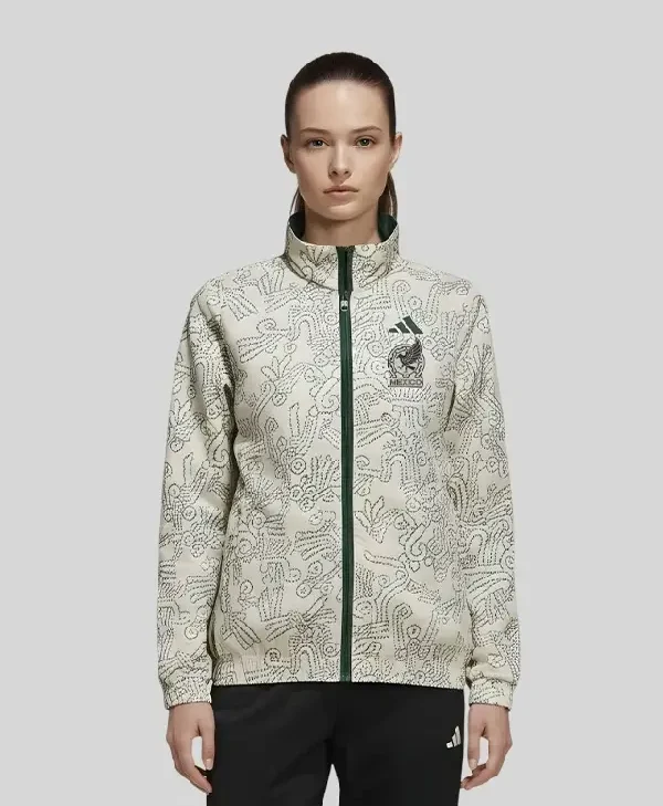 Adidas Mexico 2026 Reversible Anthem Jacket front