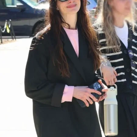 Anne Hathaway Verity 2026 Black Blazer