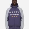 Anthony Edwards Marty Supreme Purple Jacket front