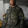 Anthony Joshua Camo Jacket side pose