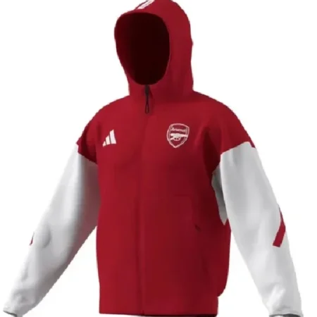 Arsenal 2026 Anthem Red Full-Zip Jacket