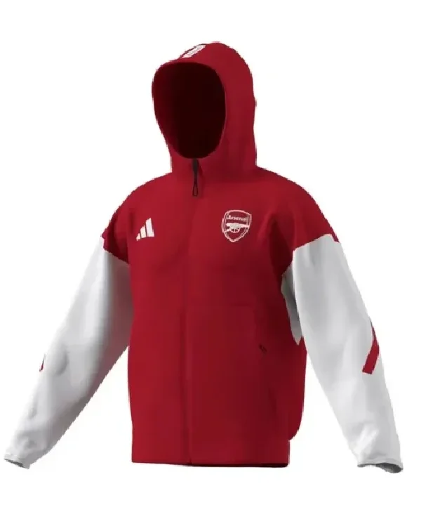 Arsenal 2026 Anthem Red Full-Zip Jacket
