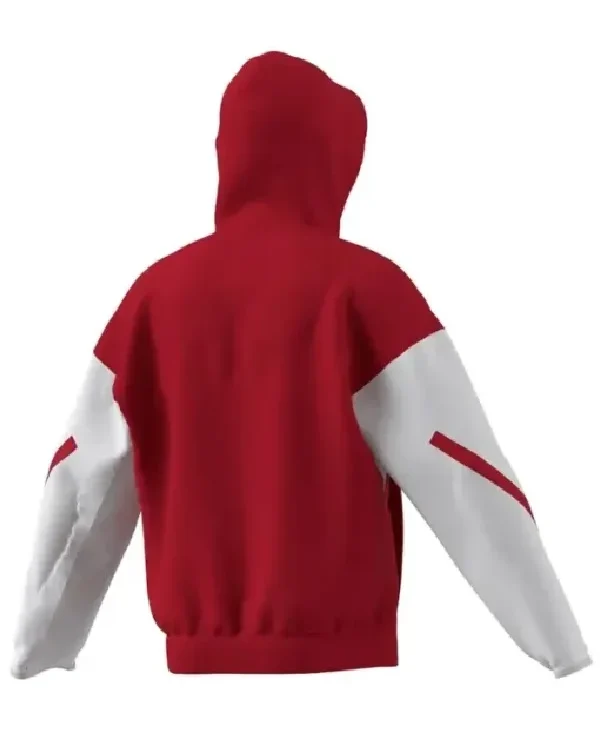 Arsenal 2026 Anthem Red Full-Zip Jacket red and white