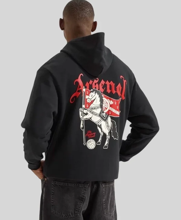 Arsenal N7 Highbury Horse Hoodie back
