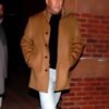 Aspen 2025 Kevin Costner Brown Car Coat