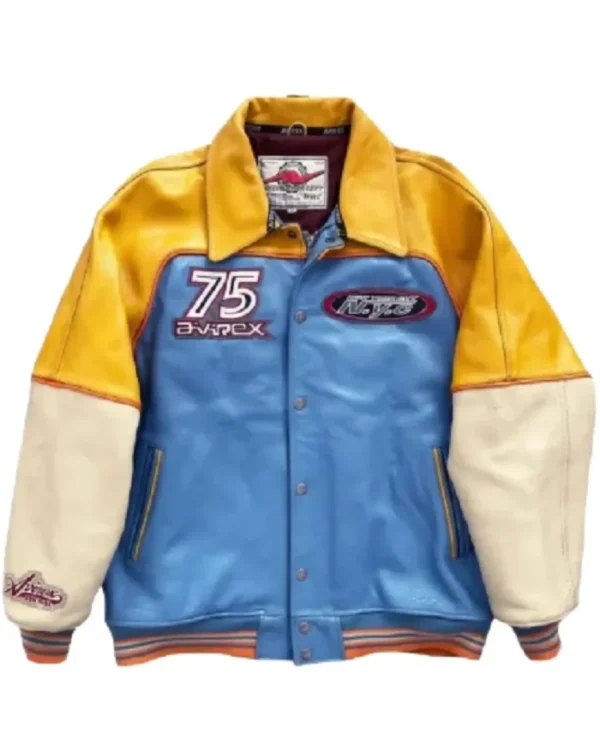 Avirex 75 NYC Long Island Leather Jacket