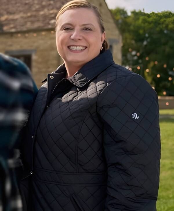 Baked with Love Holiday 2025 Rosa Black Quilted Coat