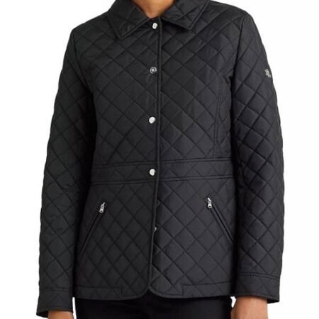 Baked with Love Holiday 2025 Rosa Black Quilted Coat front